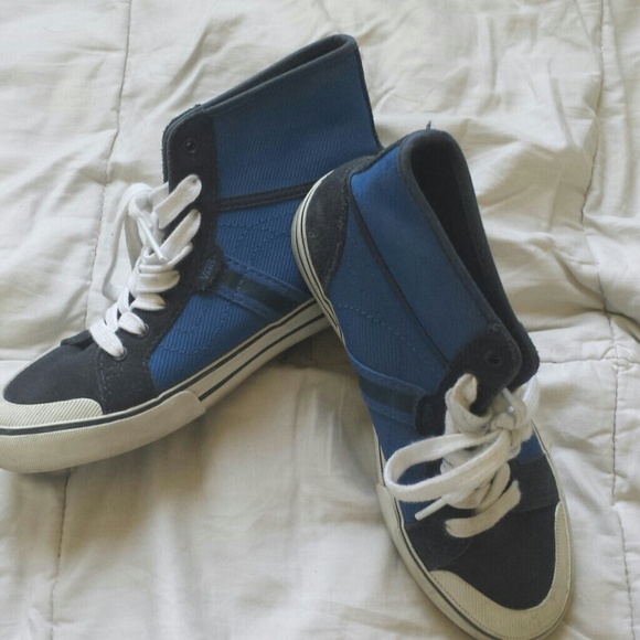 VANS blue high tops