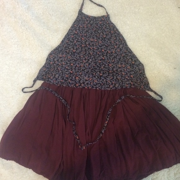 Brandy Melville Floral Halter Top