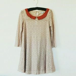 Lace Peter Pan collar dress