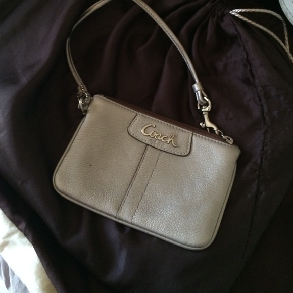 ✂️reduce✂️Coach wristlet silver💋