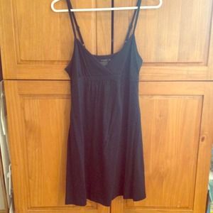 Spaghetti strap black dress