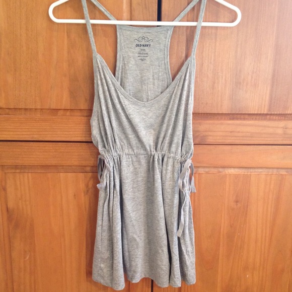 Gray spaghetti strap shirt