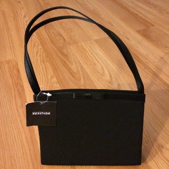 Kenneth Cole Reaction Black Bow Clutch