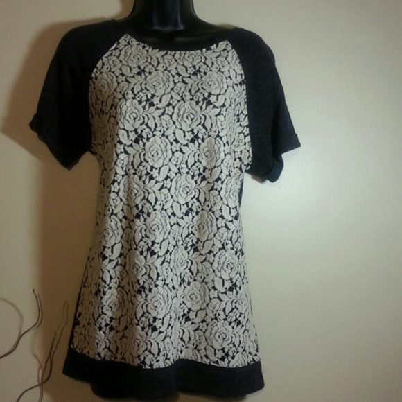 Sanctuary Tops - NWOT Sanctuary Lace Front Sweater