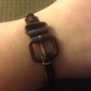 Brown buckle bracelet