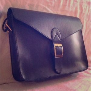 Leather Crossbody Satchel Shoulder Bag!