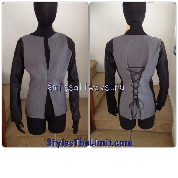 Corset style blazer