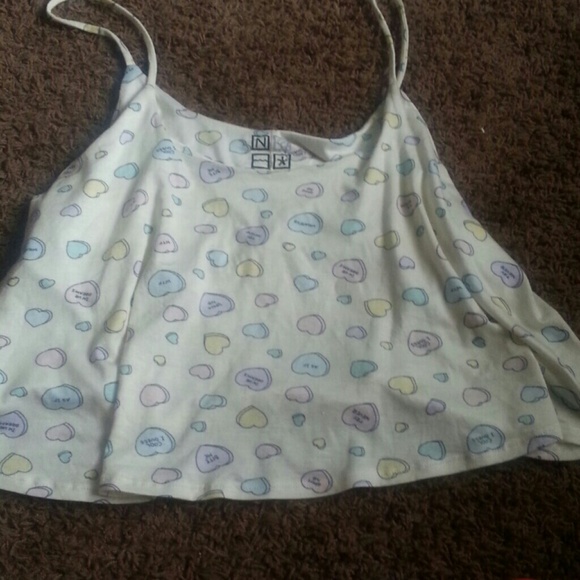 Sarcastic Candy Heart tank