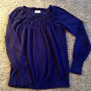 *New Listing!* LOFT Royal Blue Long Sleeve Top