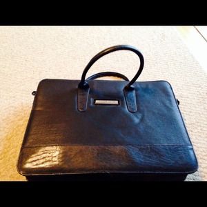 Black leather portfolio, Dolce Vita