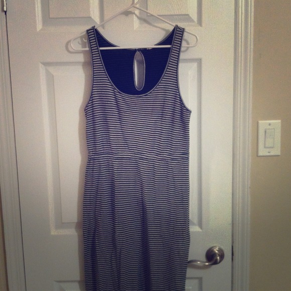 Striped J. Crew maxi dress