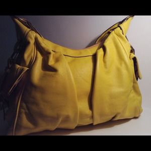 Mondani New York Yellow Hobo Bag