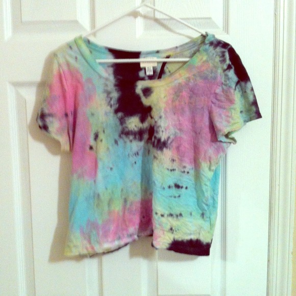 Tie dye crop top