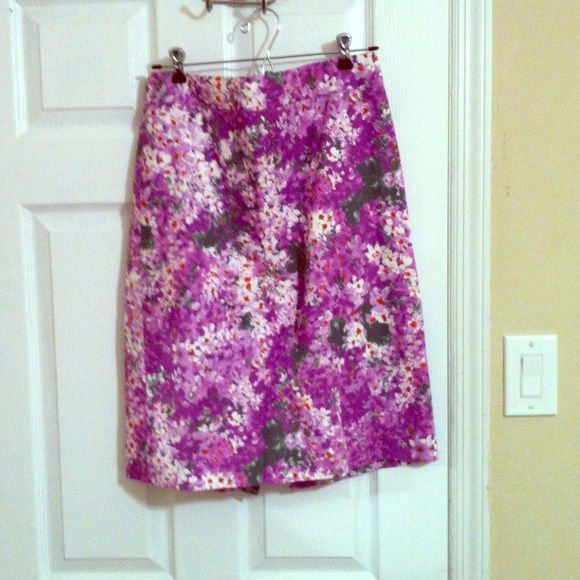 Lilac Pencil Skirt