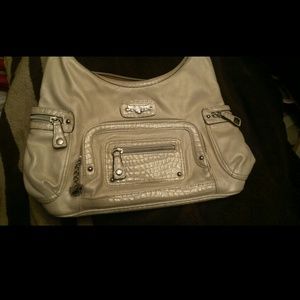 Kathy Von Zeeland off white purse