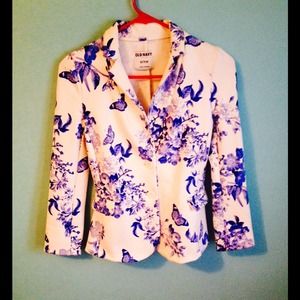 Old Navy Printed Blazer