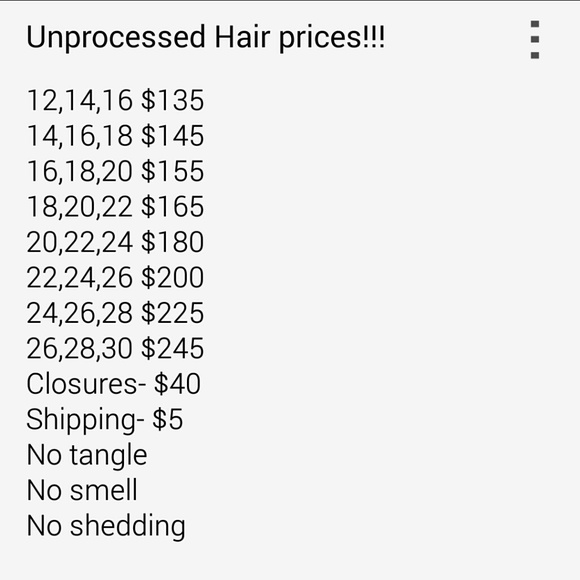 Unprocessed virgin hair!!! One of  the best! - Picture 2 of 3