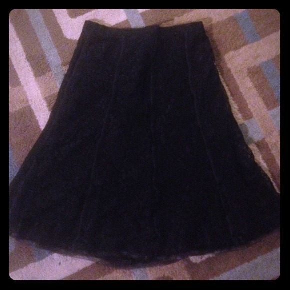 Black lace Zoey Skirt