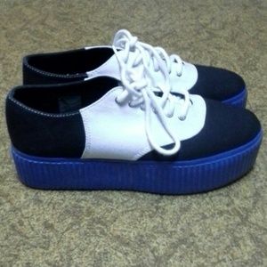 Jeffrey Campbell Creeper Saddle Flatforms 9/9.5