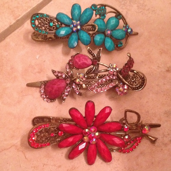 Beautiful heavy duty hair clips