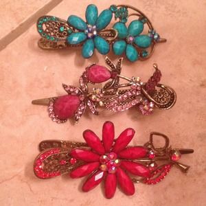 Beautiful heavy duty hair clips