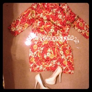 Chain red dress 🔷