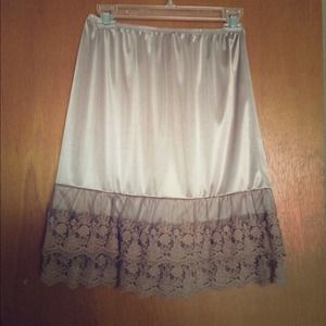 Gorgeous lace peekaboo slip