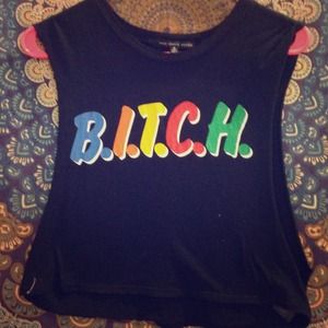 Cute BITCH Crop Top