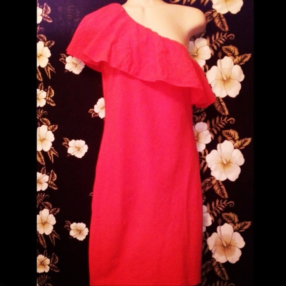 *Half sleeve salmon pink summer dress!*