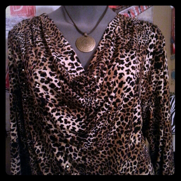 Beautiful Leopard Print Top - Picture 1 of 3