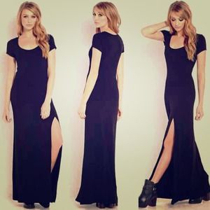 Forever 21 Maxi Slit Dress