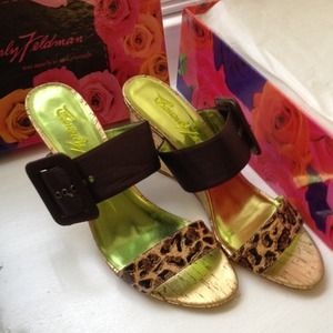 Beverly Feldman sandals NIB