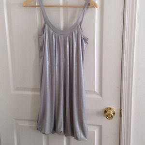 Silver Metallic dress size small