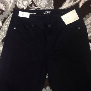 Black boot cut jeans