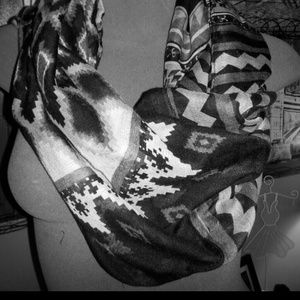 Aztec/chevron infinite scarf