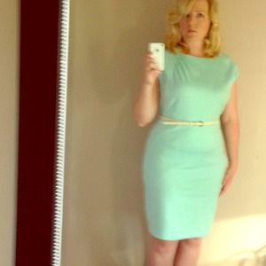 The limited aqua dress