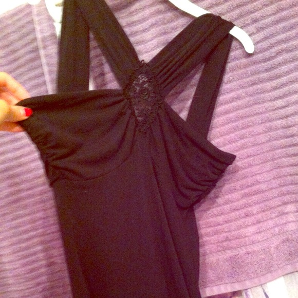 Dressy black top