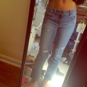 brand new American eagle crop jeans! Size 10