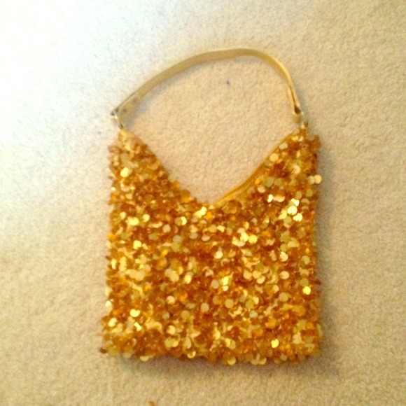 Gold shimmery sequin purse💛✨