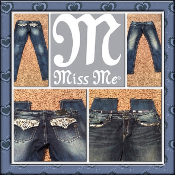 🌼ADORABLE SEQUINED BLING MISS ME SKINNY JEANS🌼