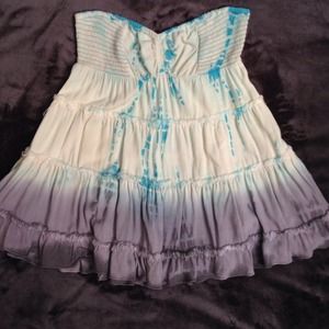 Free People sleeveless tie dye top