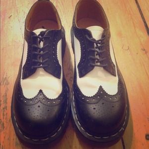 Dr. Martens classic wingtip shoes