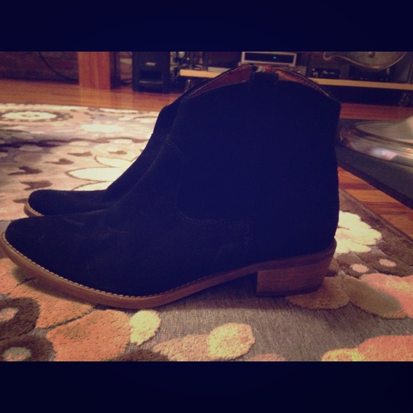 BUNDLE Suede Madewell Booties and Calf Hair Flats