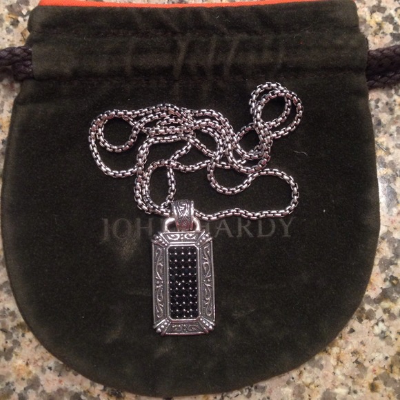 Black diamond necklace