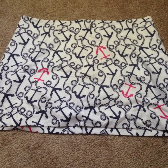 Lilly Pulitzer Tate Anchors Away skirt