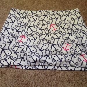 Lilly Pulitzer Tate Anchors Away skirt