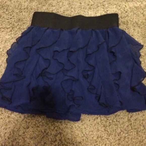 Blue skirt