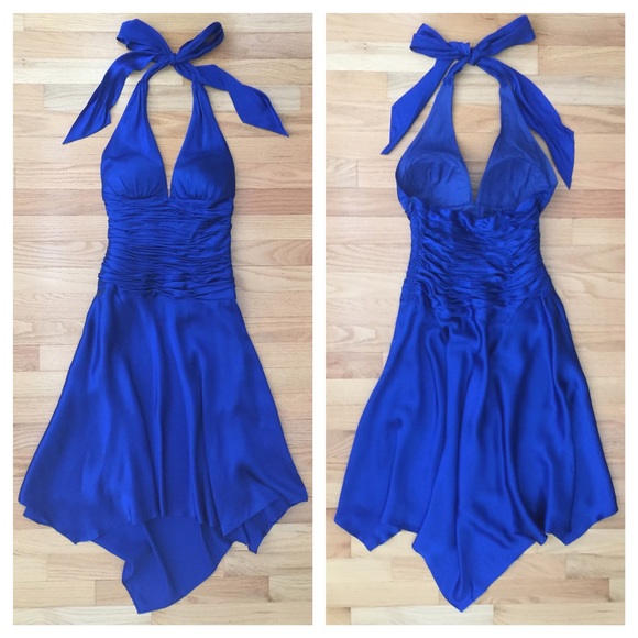 Blue Caché Halter Dress - Picture 2 of 4