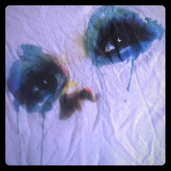Watercolor eyes Top
