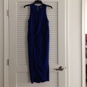 Blue wrap look dress!  NWT!!!
